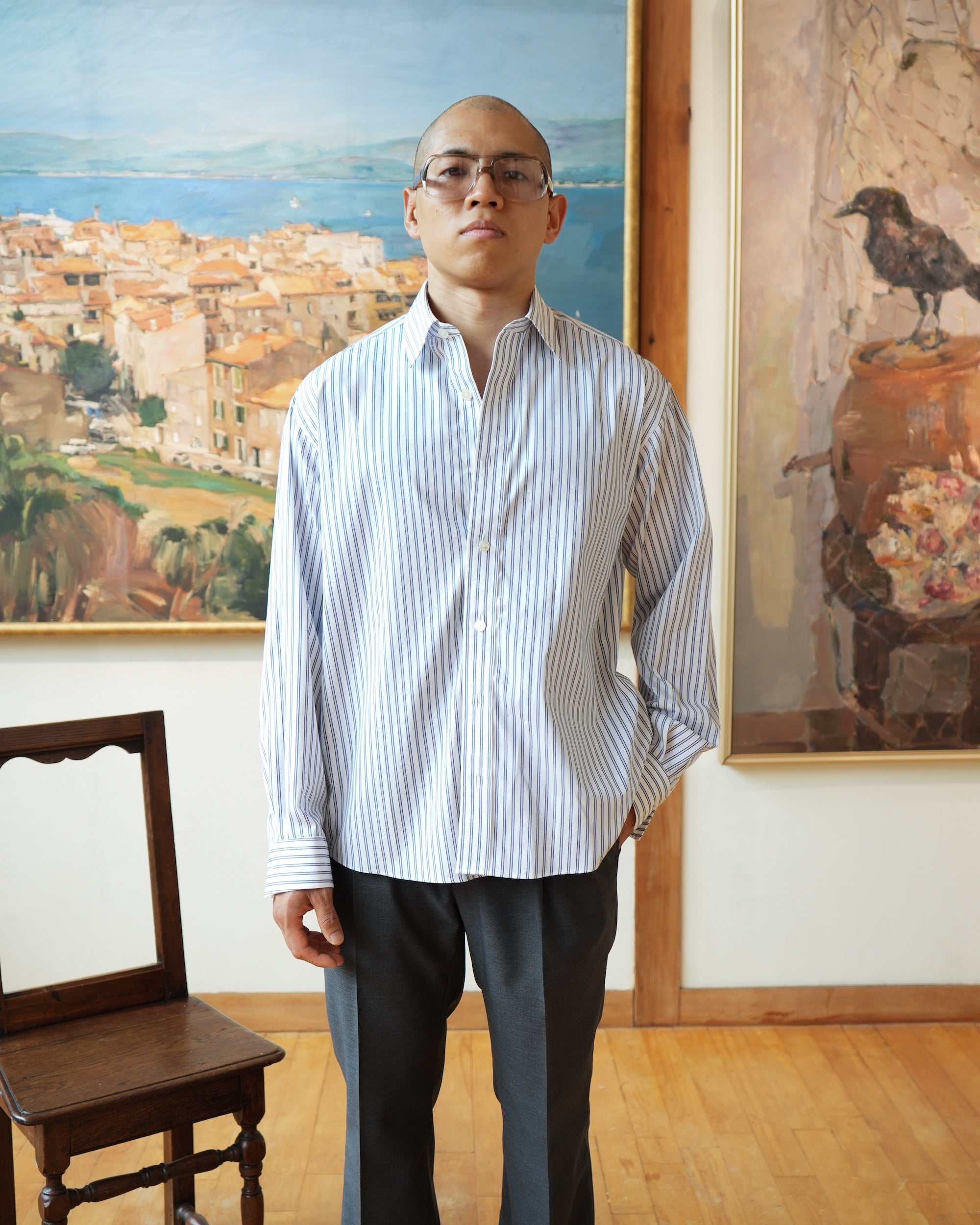 NERJA SHIRT IN COTTON STRIPE