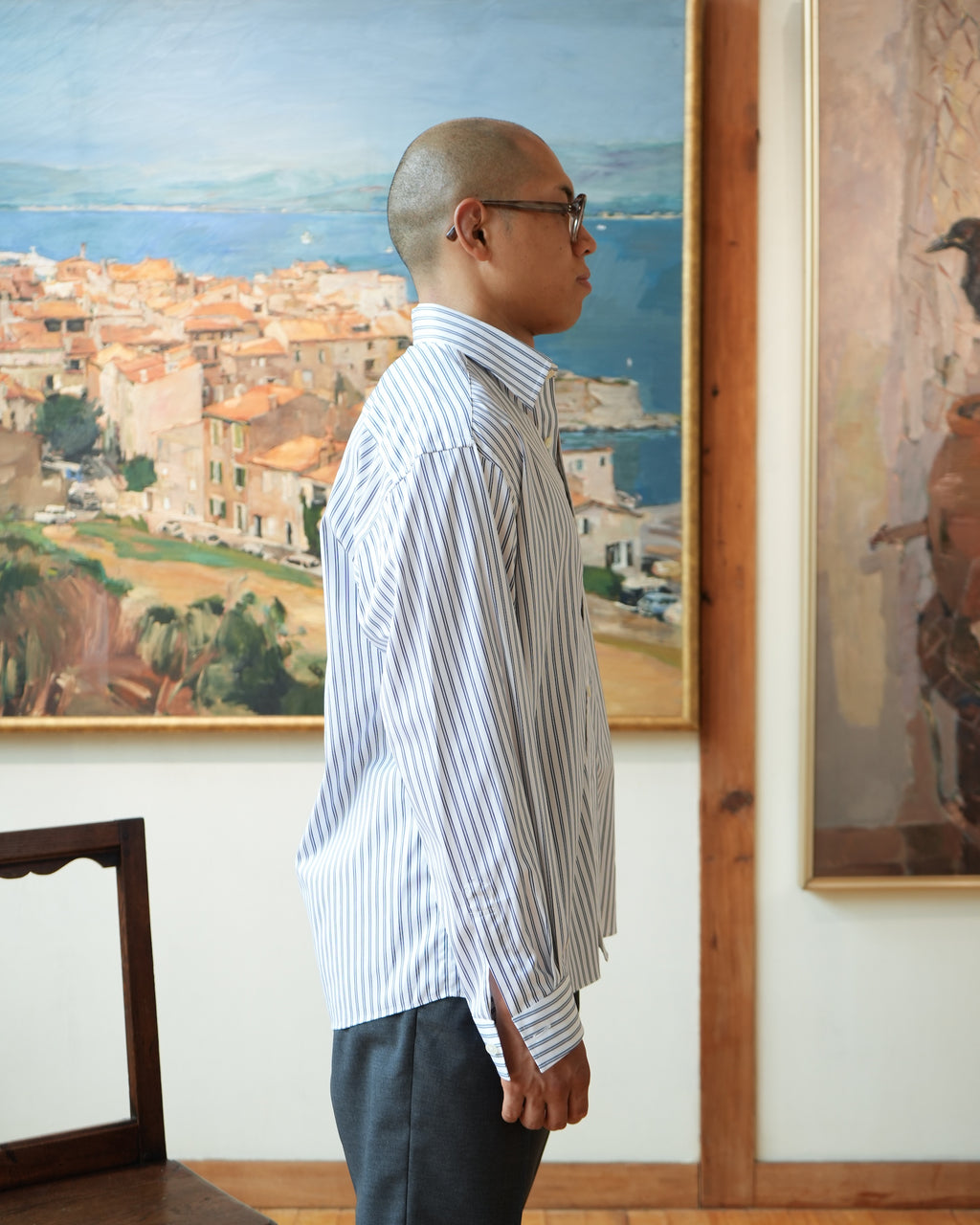 NERJA SHIRT IN COTTON STRIPE