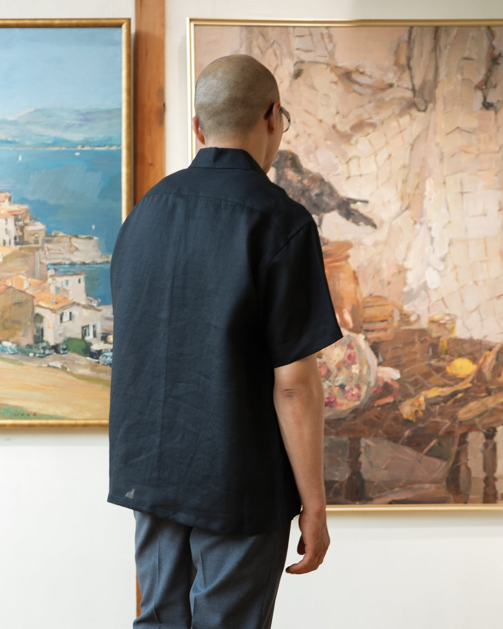 NERJA SHORT SLEEVE SHIRT IN LINEN