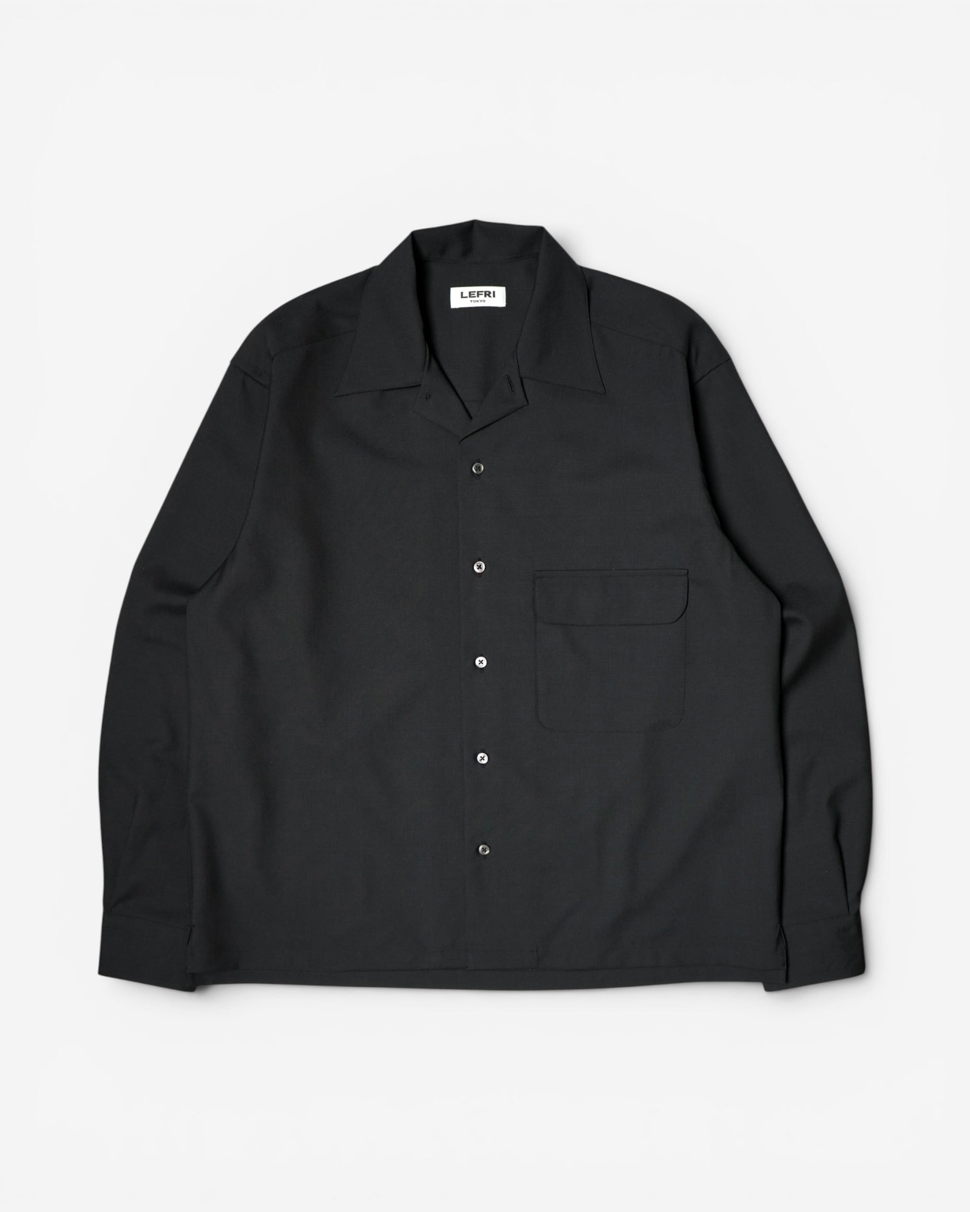 ILI BOXY SHIRT IN WOOL TROPICAL