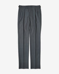 PLEATED SA TROUSER IN COMBAT WOOL
