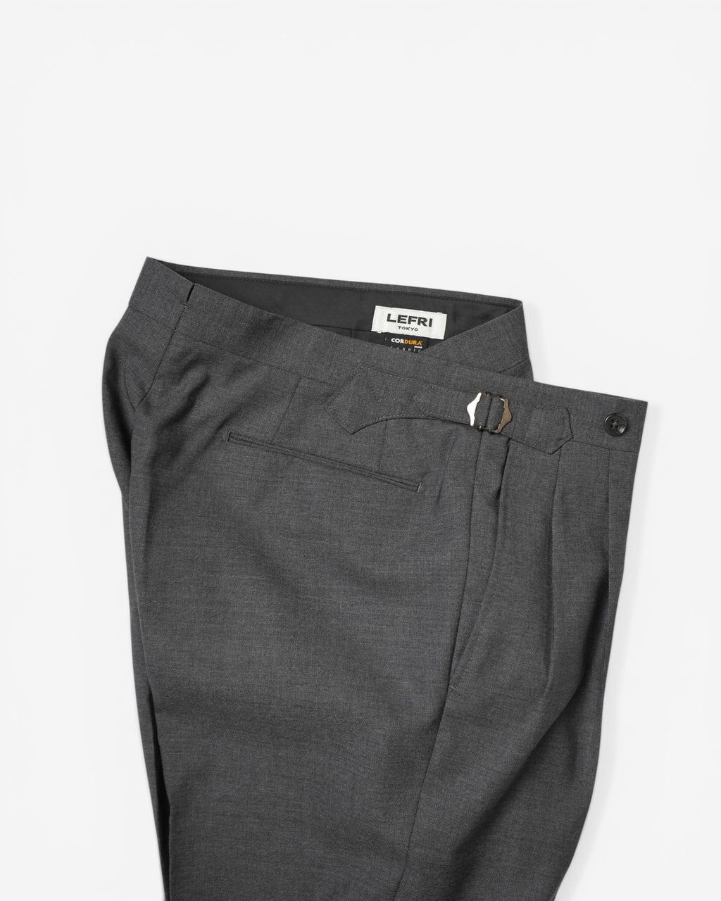 PLEATED SA TROUSER IN COMBAT WOOL