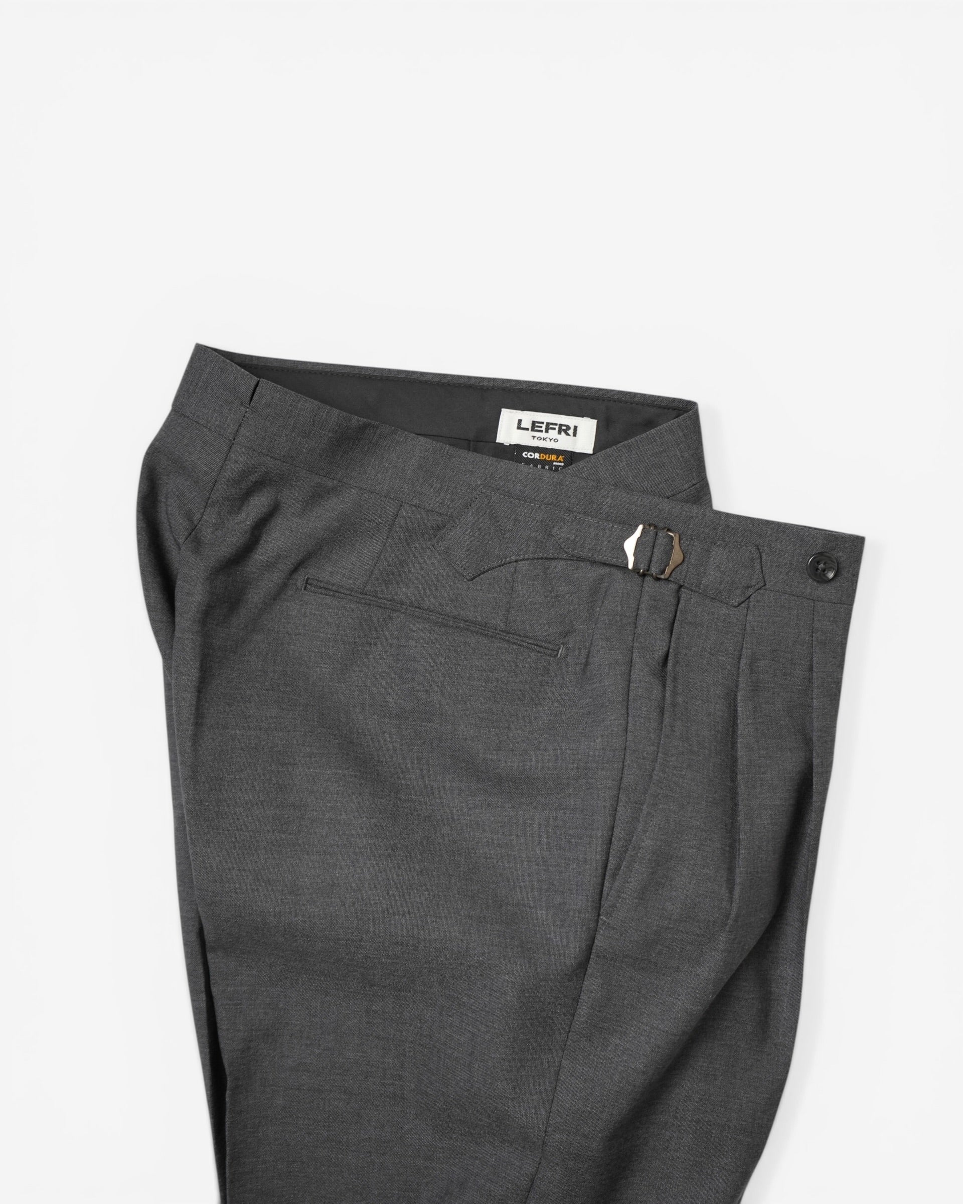 PLEATED SA TROUSER IN COMBAT WOOL
