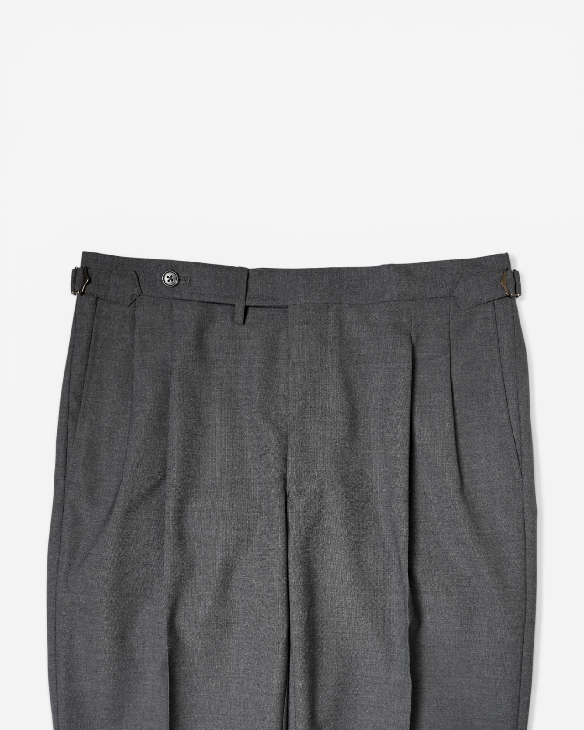PLEATED SA TROUSER IN COMBAT WOOL