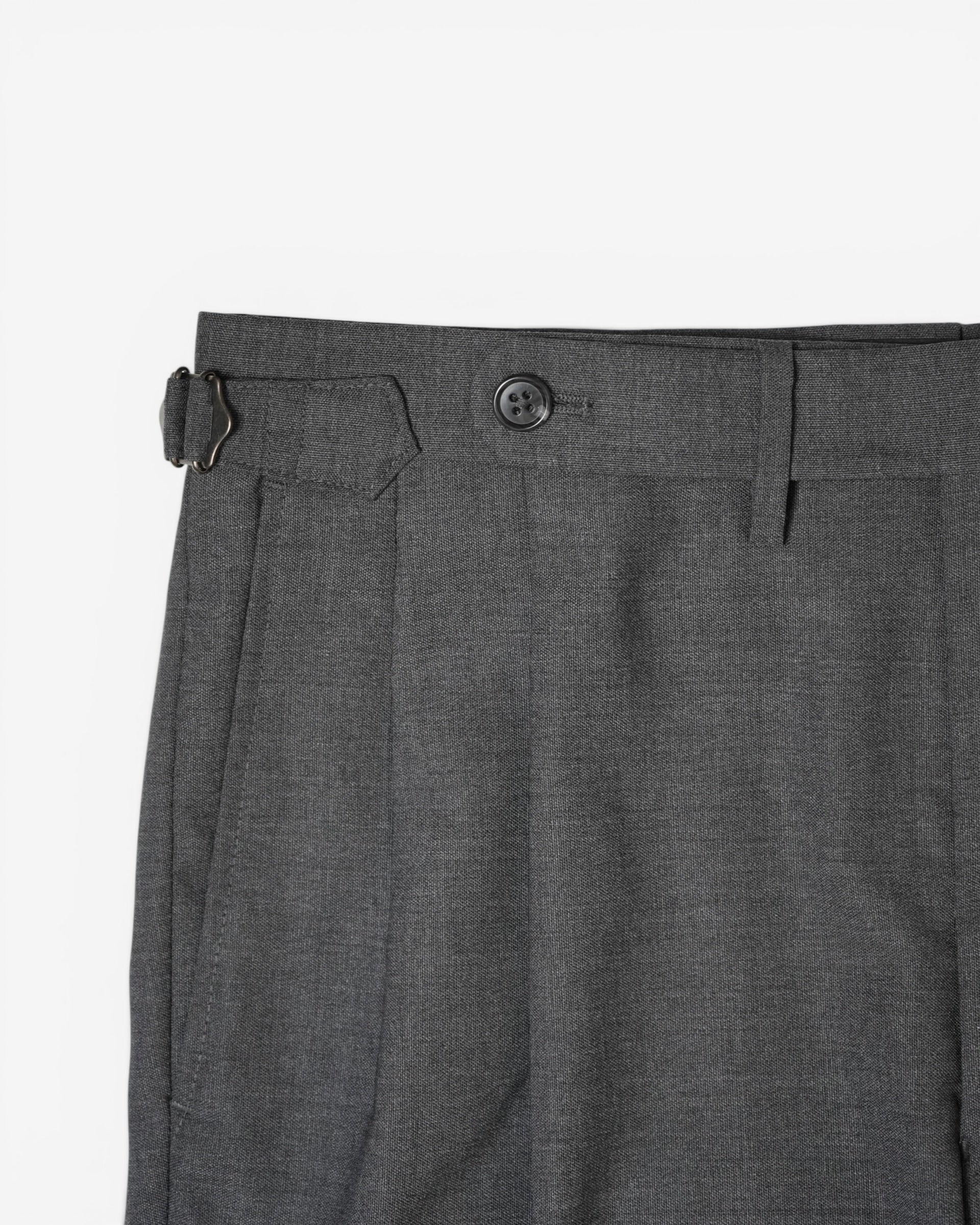 PLEATED SA TROUSER IN COMBAT WOOL
