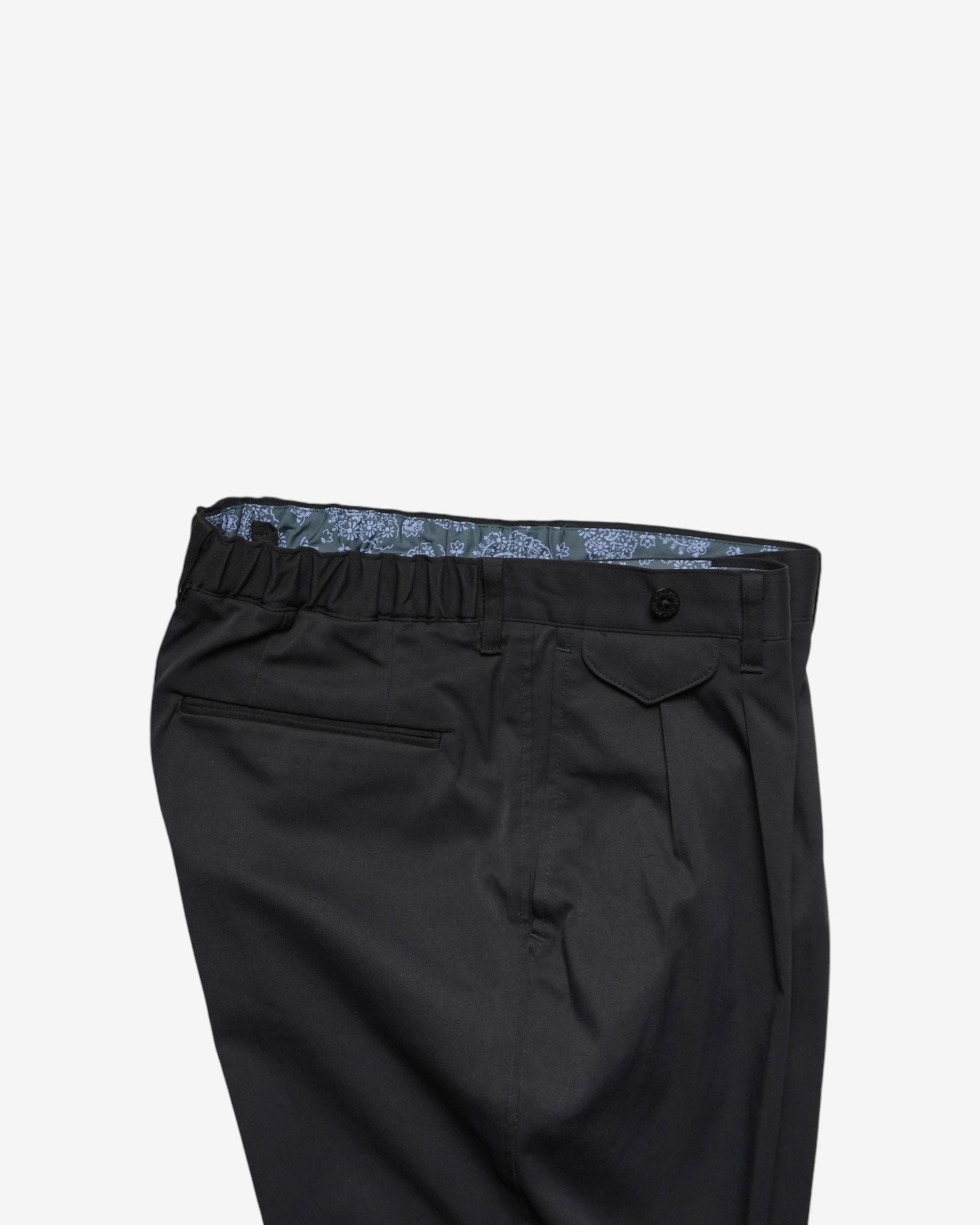 PLEATED PANT IN NYLON