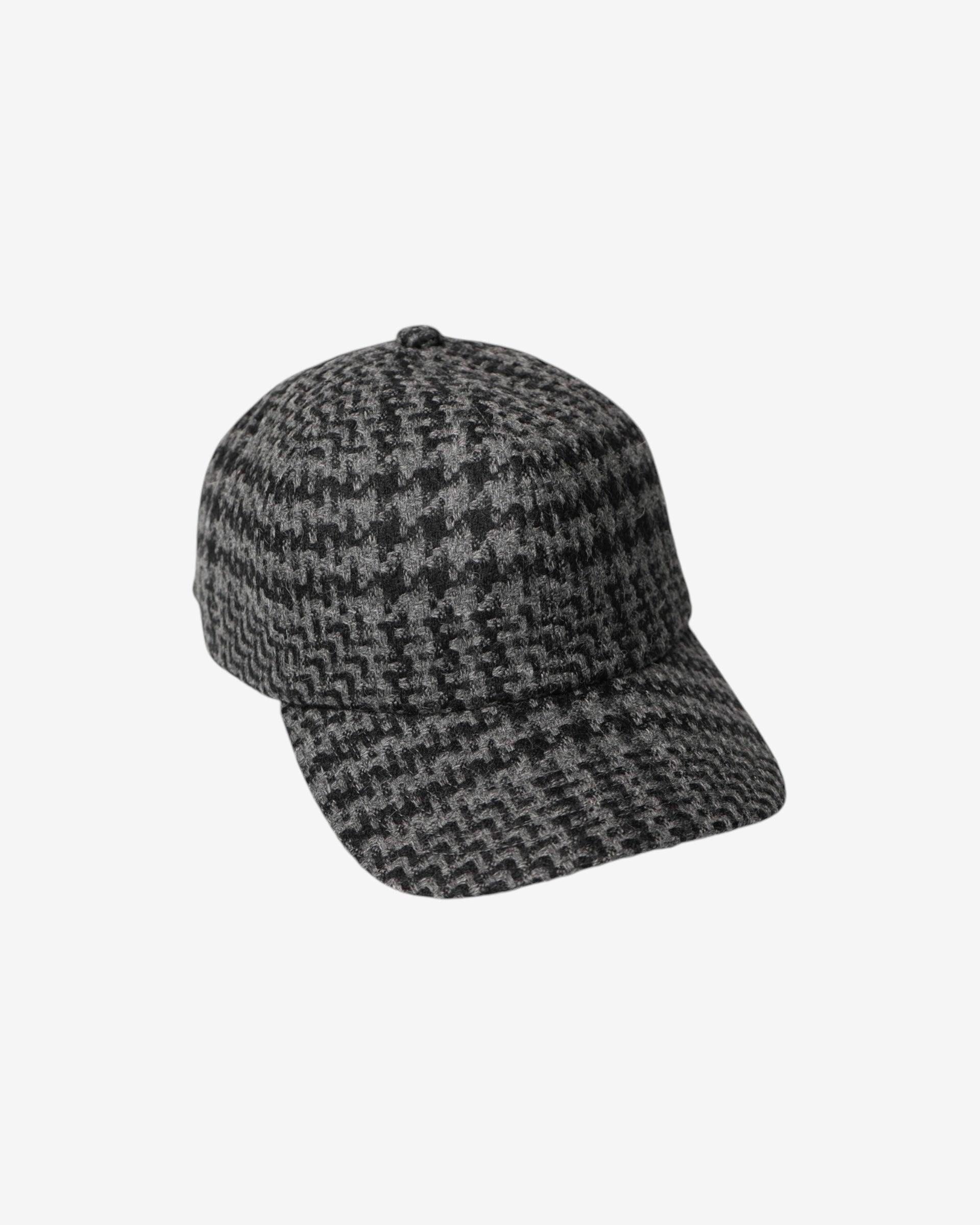 BALL CAP IN WOOL TWEED