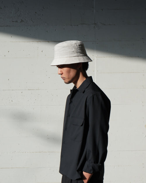 BUCKET HAT IN LINEN