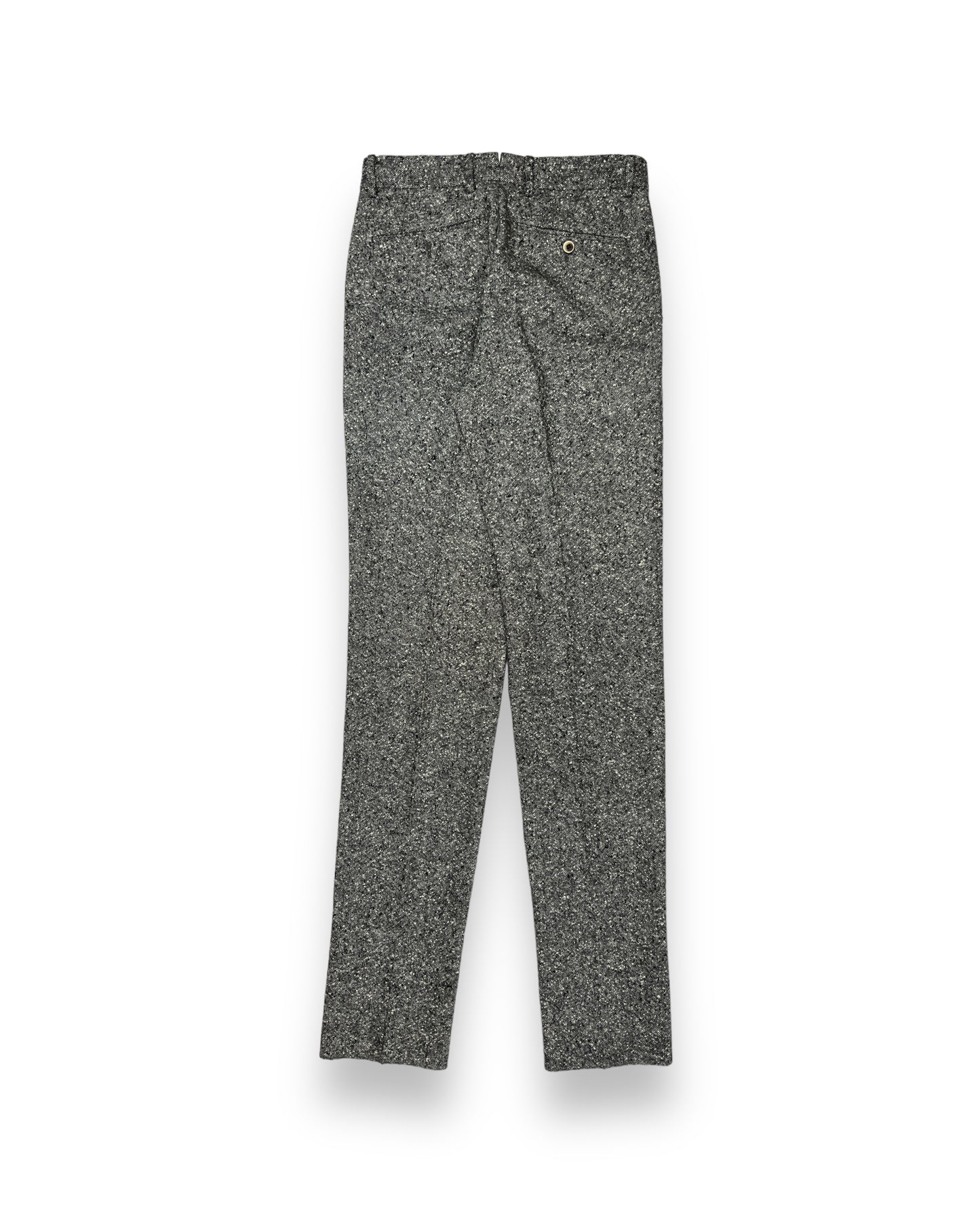 PLEATED PANT IN HOMESPUN